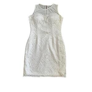 Basix Black Label | Women's Ivory Cocktail Dress  | Size 8 | NWOT | 0803